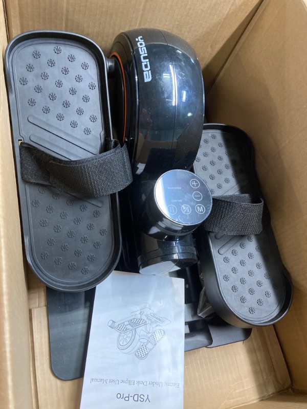 Photo 1 of ****USED***FOR PARTS ONLY***SOLD AS IS ALL SALES ARE FINAL***NO RETURNS*** YOSUDA PRO Under Desk Elliptical, Ellipse Leg Exerciser with Non-Slip Foot Straps, Portable Electric Ellipse for Seniors with Remote Control & 10 Adjustable Resistances and Speeds 