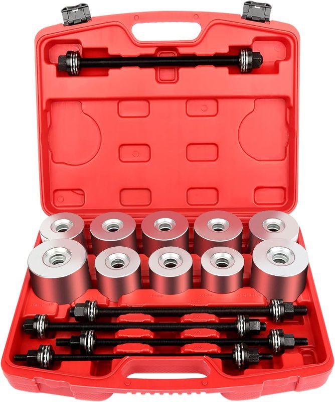 Photo 1 of ***COLOR BLUE*** SCITOO 27PCS Automotive Universal Tools Press and Pull Sleeve Kit Bush Bearing Removal Insertion Tool Set