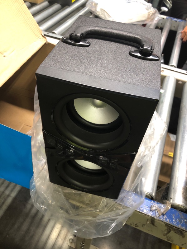 Photo 1 of Bluetooth Speakers, Wireless TWS Portable Speaker with Lights,100dB Loud Subwoofer 80w(Peak) Stereo Sound, Bassup Technology, Long Playtime for Outdoor Party