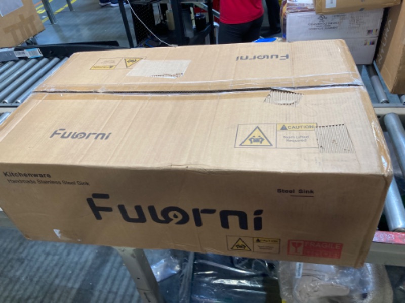 Photo 1 of 32 Inch Undermount Kitchen Sink - Fulorni 32"x19" Kitchen Sink Undermount 16 Gauge Stainless Steel Ledge Workstation Under Counter Single Bowl Sink Basin 32 Inch Stainless Steel