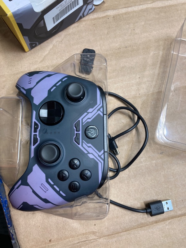 Photo 2 of EasySMX X15 PC Controller - Enhanced Wireless Bluetooth Controller with Hall Joysticks/Hall Triggers/RGB Lighting - No Stick Drift, No Dead Zone - Work for Windows PC, Android, Steam and Switch
