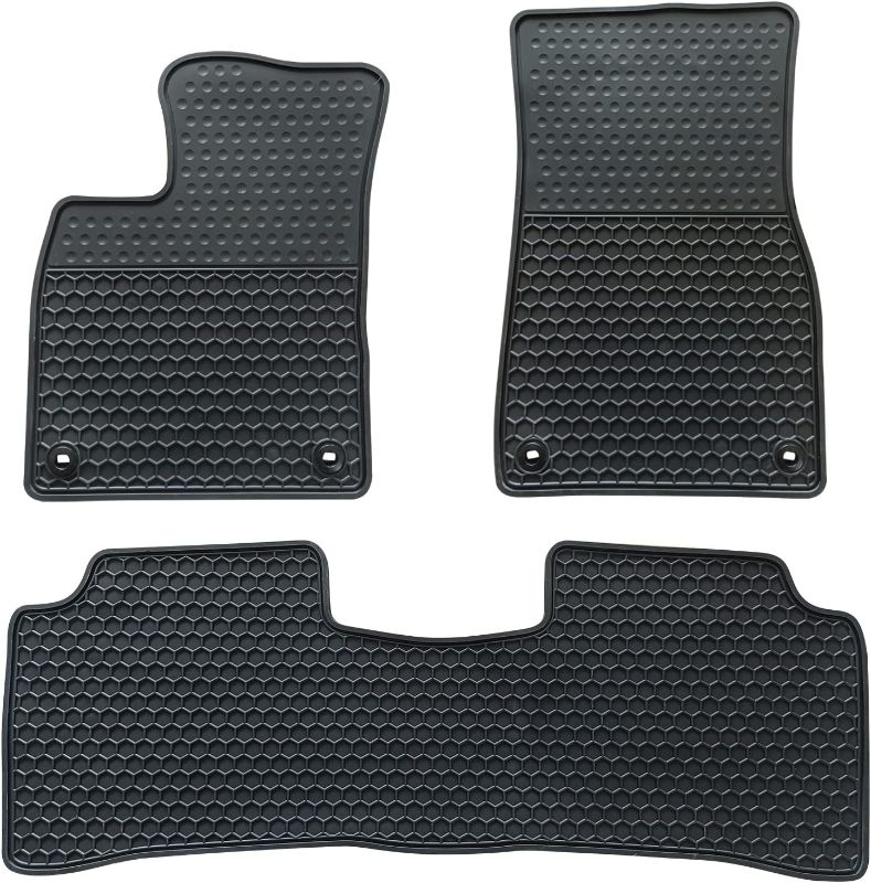 Photo 1 of Car Floor Mats Custom Fit for Toyota Prius 2015 2014 2013 2012 2011 2010 Odorless Washable Heavy Duty Rubber (All Weather) Floor Liners Set Black
