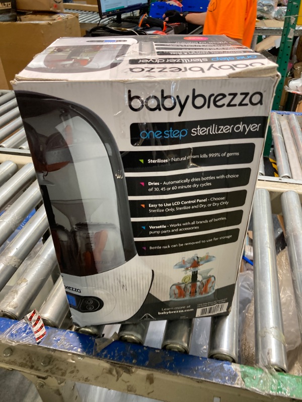 Photo 2 of Baby Brezza Baby Bottle Sterilizer and Dryer Machine – Electric Steam Sterilization - Universal Fit - Pacifiers, Glass, Plastic, and Newborn Feeding Bottles