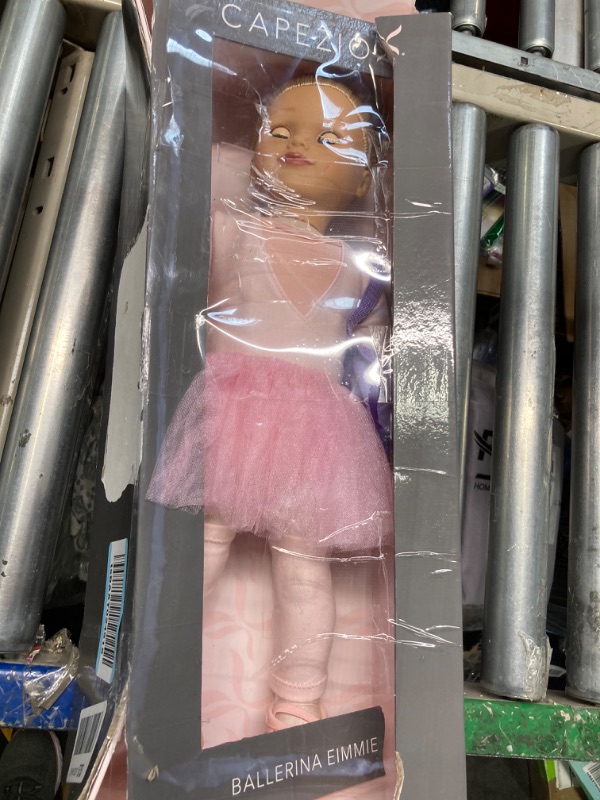 Photo 2 of ***DAMAGE BOX*** Playtime by Eimmie 18 Inch Ballerina Doll - Girl Dolls with Blonde Hair & Blue Eyes Set with Clothes - Pink Leotard & Tutu Outfit, Ballet Shoes & Dance Accessories - Girls & Toddler Play Toys - Eimmie Capezio