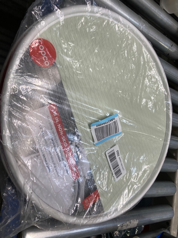 Photo 1 of Copco Basics Non-Skid Turntable, 18-Inch, Crystalline