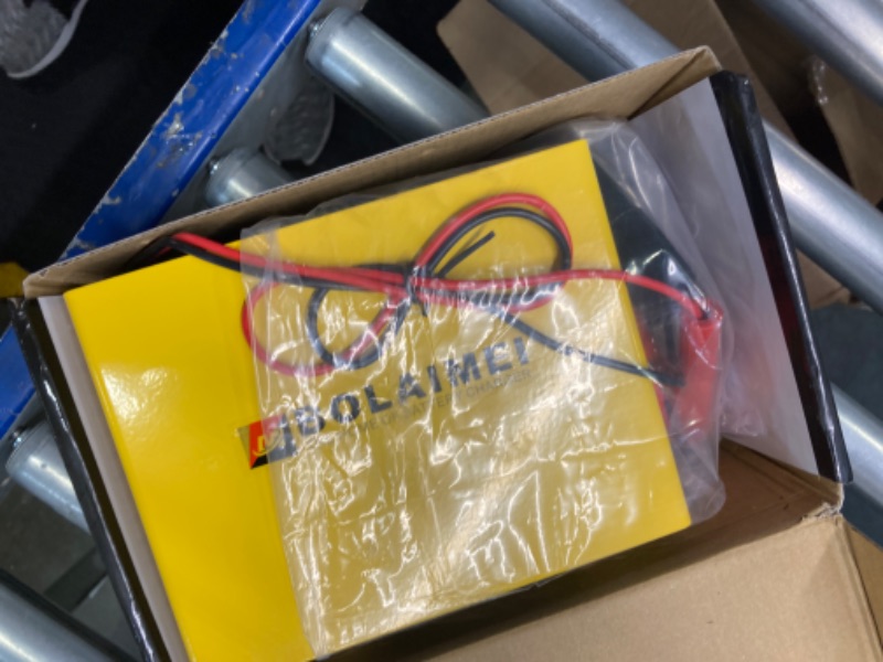 Photo 1 of 6/8/12/14/16/24V Battery Charger Automotive Smart Car Battery Charger and Trickle Maintainer 0-10A Fully Automatic with Cable Clamps