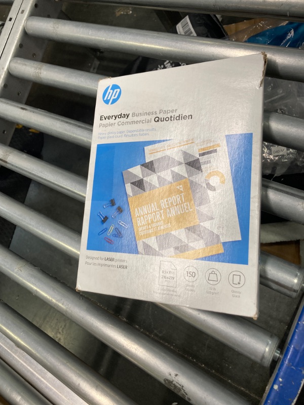 Photo 2 of HP Everyday Business Paper, Glossy, 8.5x11 in, 32 lb, 150 sheets, works with laser printers (4WN08A)