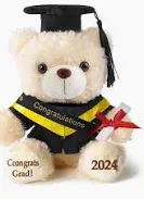 Photo 1 of Graduation Gift for Kids Graduation Bear Stuffed Animal Plush Toy (7 inch - Yellow Bear)