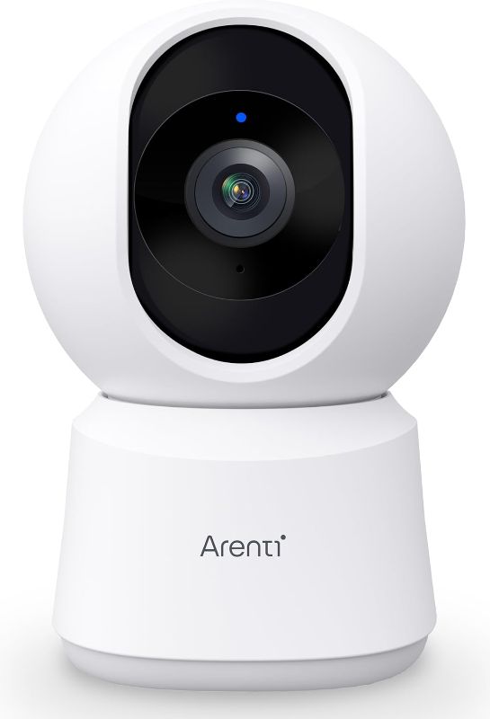 Photo 1 of ARENTI 5ghz WiFi Security Camera Indoor, 4MP Plug-in Pet Dog Camera with Phone App, Baby Home Cam 2.4G/5G Dual-Band, AI Motion Detection, Auto Tracking, 2-Way Talk, Night Vision, Works with Alexa