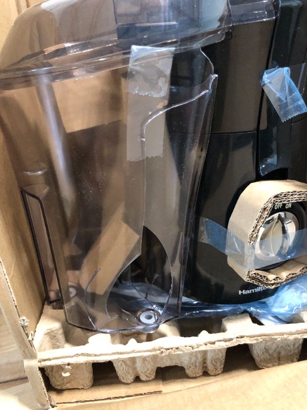 Photo 1 of **READ NOTES BEFORE PURCHASING ITEM** 
Hamilton Beach Juicer Machine, Big Mouth Large 3” Feed Chute for Whole Fruits and Vegetables, Easy to Clean, Centrifugal Extractor, BPA Free, 800W Motor, Black 800W Motor Black