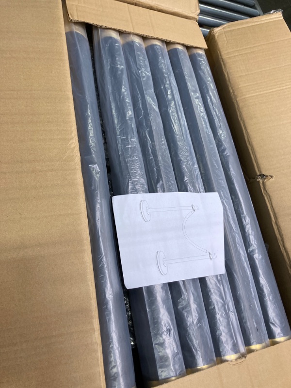 Photo 1 of Stainless Steel Stanchion 6Pcs Red Carpet Ropes and Poles, Crowd Control Barriers, Post Queue with 5Pcs Velvet Rope, Crown Top Sand Injection Hollow Base for Party, Wedding (Black Rope) Black & Gold 6 PCS