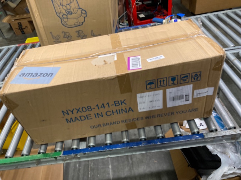 Photo 1 of Stainless Steel Stanchion 6Pcs Red Carpet Ropes and Poles, Crowd Control Barriers, Post Queue with 5Pcs Velvet Rope, Crown Top Sand Injection Hollow Base for Party, Wedding (Black Rope) Black & Gold 6 PCS