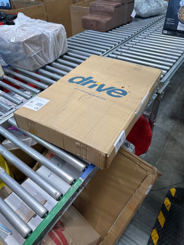 Photo 1 of Drive Medical 10210-1 Deluxe 2-Button Folding Walker with Wheels