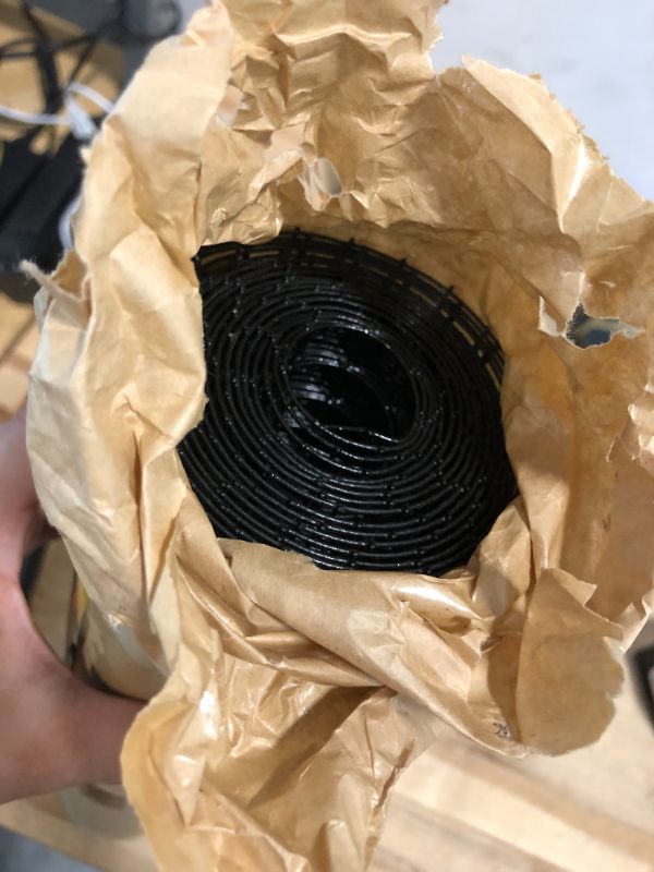 Photo 1 of 16in x 50ft Black Hardware Cloth 1/2inch 19Ga PVC Coated Wire Mesh Vinyl Coated Fence, Welded Metal Chicken Wire Fencing Roll, Garden Plant Fencing, for Chicken Coop and Home Improvement 1/2 inch 16in x 50ft Black