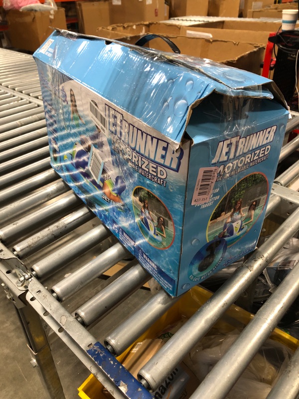 Photo 2 of ****USED***BOX IS DAMAGED*** PoolCandy Jet Runner Motorized Pool Toy - Battery Powered Pool Float for Kids Ages 8-12