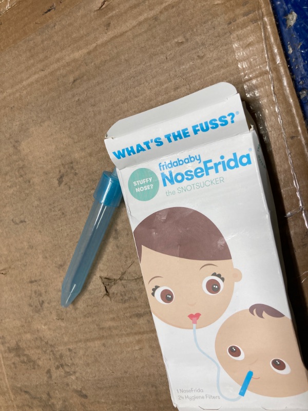 Photo 2 of Frida Baby Nasal Aspirator NoseFrida the Snotsucker with 24 Extra Hygiene Filters NoseFrida Filter Bundle