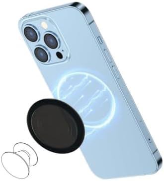 Photo 1 of AUROX Compatible with MagSafe Base for iPhone 15/14/13/12 Magnetic Base Plate?Base Only? Intended for Pop Socket Grip and Phone Ring Holder?Removable for Wireless Charging?(Clear)