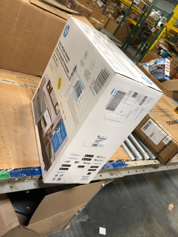 Photo 2 of HP Smart Tank 5000 Wireless All-in-One Ink Tank Printer with up to 2 years of ink included, mobile print, scan, copy, white, 17.11 x 14.23 x 6.19