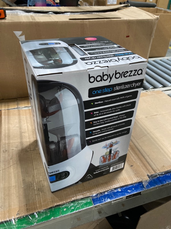 Photo 1 of Baby Brezza Baby Bottle Sterilizer and Dryer Machine – Electric Steam Sterilization - Universal Fit - Pacifiers, Glass, Plastic, and Newborn Feeding Bottles