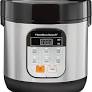 Photo 1 of *** NOT FUNCTIONAL**** SELLING AS PARTS*** MINI HAMILTON BEACH DIGITAL PROGRAMMABLE RICE COOKER & FOOD STEAMER, WITH SLOW HARD-BOILED EGG FUNCTIONS, EGG/STEAM TRAY, SMALL & COMPACT, 6 CUPS COOKED (3 UNCOOKED), STAINLESS STEEL (37524)
