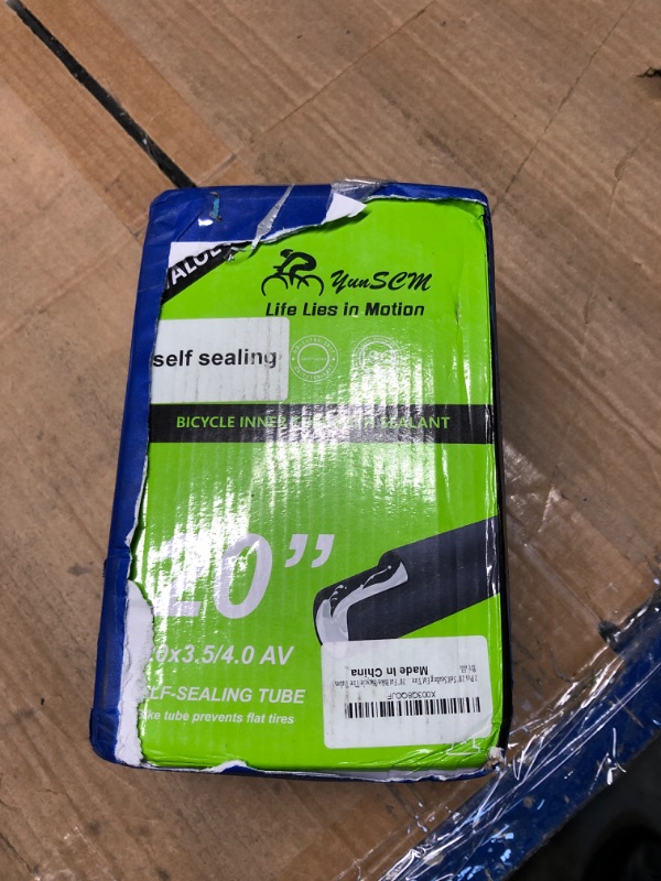 Photo 2 of 2 Pack 20" Self Sealing Fat Tire Tubes 20" x3.5/4.0" AV 32mm Vavle Super Automatic Repair, Self-Sealing, Puncture Resistant 20" Fat Tubes