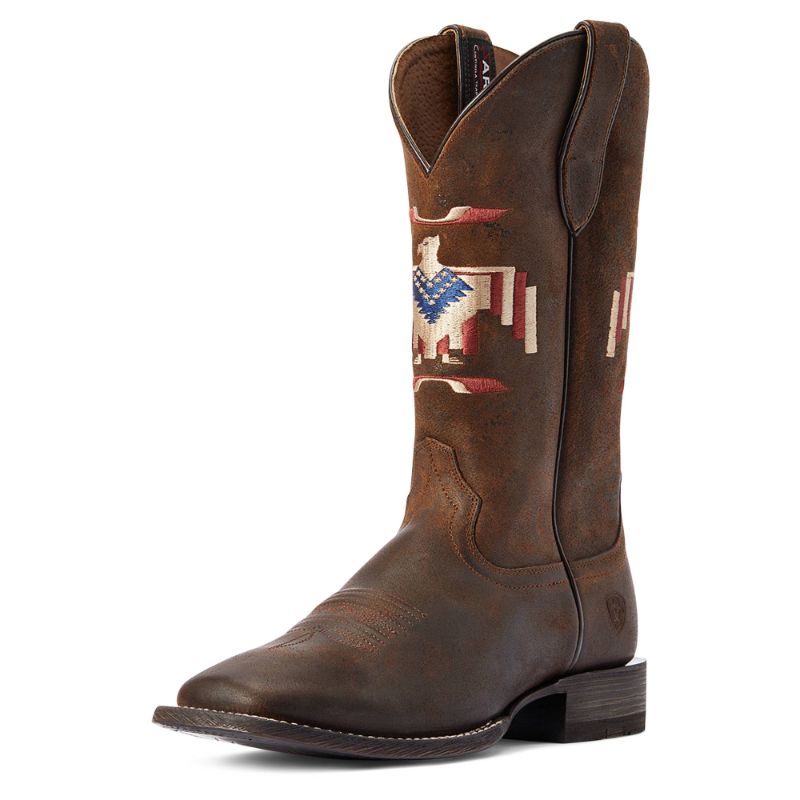 Photo 1 of Ariat Mens Circuit Thunderbird Chimayo Western Boots SIZE: 8.5 men
