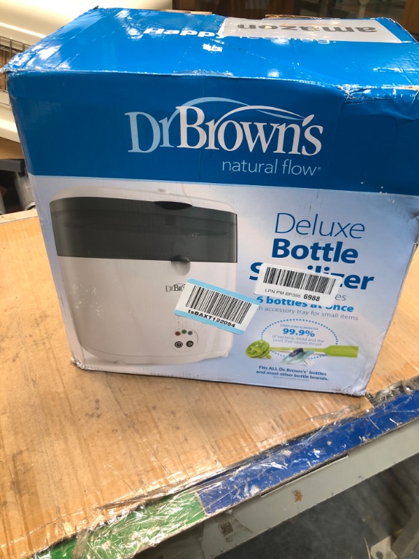 Photo 1 of Dr. Brown's Deluxe Bottle Sterilizer and Baby Bottle Cleaning Brush with Sponge and Scrubber Bundle Sterilizing & Cleaning Set