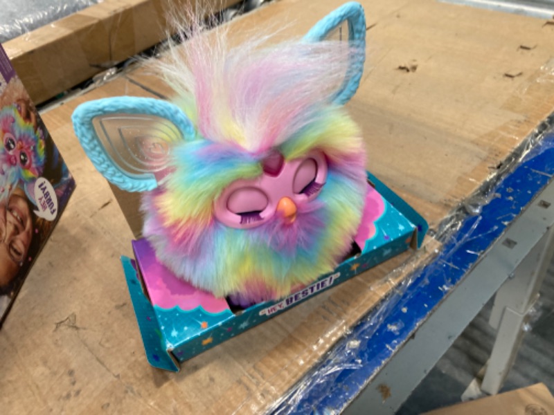 Photo 3 of Furby Tie Dye, 15 Fashion Accessories, Interactive Plush Toys for 6 Year Old Girls & Boys & Up, Voice Activated Animatronic