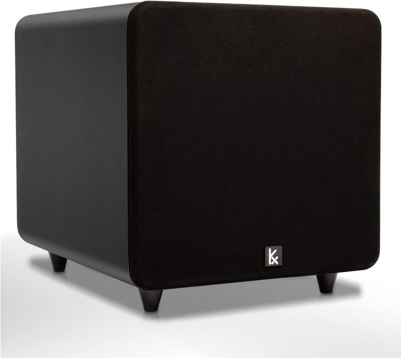 Photo 1 of Powered Subwoofer, Konex 10" Woofer 200W Powered Active Subwoofer, High Connectivity, Low Impedance Inputs & Line Input, Standby Mode, for Studio & Home Theater, Black
