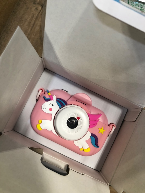 Photo 2 of  Unicorn Kids Camera for Girls, Christmas Birthday Gifts for Girls Boys, 1080P HD Selfie Digital Video Camera for Toddlers, Cute Portable Little Girls Boys Gifts Toys for 3 4 5 6 Years Old