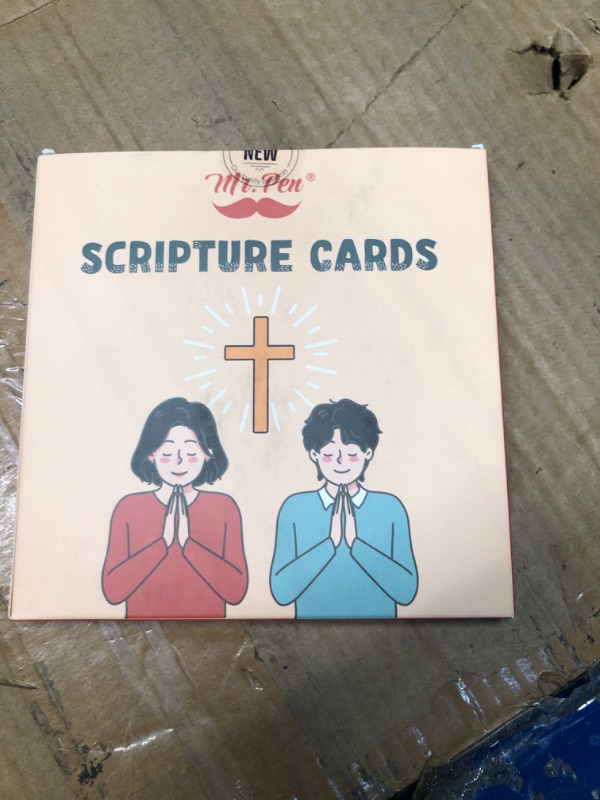 Photo 1 of Mr. Pen- Prayer Cards, 30 Unique Bible Verse Cards, Scripture Cards, Christian Cards, Scripture Cards with Bible Verses, Prayer Box, Prayer Cards for Women and Men, Scripture Prayer Cards Tranquil 30 Pack, 6" x 6"