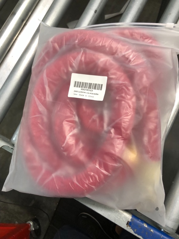 Photo 1 of 2 pcs Red Velvet Stanchion Rope,Crowd Control Rope Barrier with Polished Gold Hooks for Oscar Party Decorations,VIP Sign,Red Carpet Events, Car Shows, and Upscale Affairs.