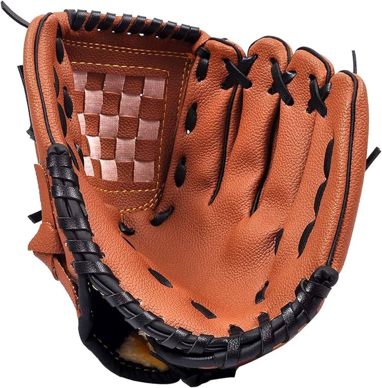 Photo 1 of Baseball Glove, Softball Mitt Left Hand Glove, Men's Adult and Youth Baseball Glove, for Practicing, Training, Team Game Competition Training, Gift [Right Hand Throw]