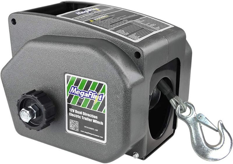 Photo 1 of "LIKE NEW"
Trailer winch,Reversible electric Winch, for boats up to 6000 lbs.12V DC,Power-in, Power-out, and Freewheel operations,30% higher winching power than regular 6000 lbs winch (5000lbs marine)