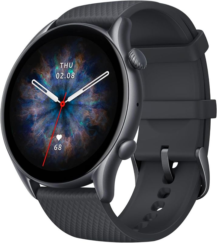 Photo 1 of "BRAND NEW"
Amazfit GTR 3 Pro Smart Watch 46mm for Men,12-Day Battery Life, Alexa Built-in, Bluetooth Call & Text, GPS & 150 Sports Modes, AMOLED Display, Fitness Watch with SpO2 Heart Rate Tracker, Black