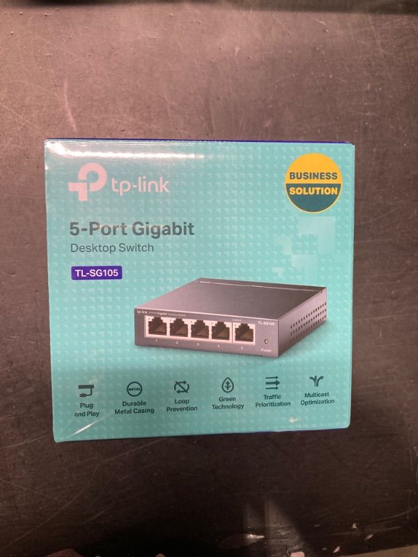 Photo 1 of "NEW"
TP-Link TL-SG105 5-Port 10/100/1000Mbps Desktop Switch