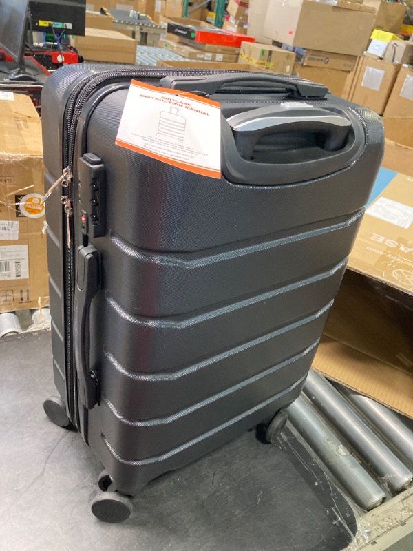 Photo 3 of "MINOR DAMAGE"
Sweetcrispy 20 inch Carry on Luggage, Hard Shell ABS Suitcase with Double Spinner Wheels, Lightweight Expandable Rolling Luggage with TSA Lock