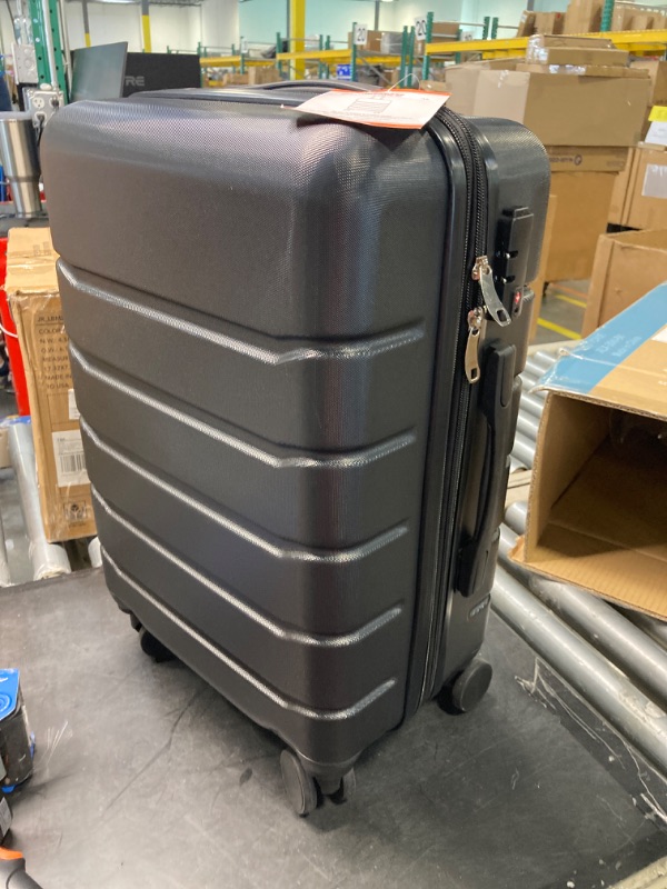 Photo 2 of "MINOR DAMAGE"
Sweetcrispy 20 inch Carry on Luggage, Hard Shell ABS Suitcase with Double Spinner Wheels, Lightweight Expandable Rolling Luggage with TSA Lock