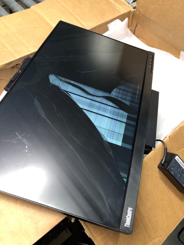 Photo 3 of *** Parts only no returns*** Lenovo ThinkCentre Tiny-In-One 24 Gen3 Monitor A17TIO24 (10QY-PAR1-US) 23.8-in IPS LED LCD (1920x1080)