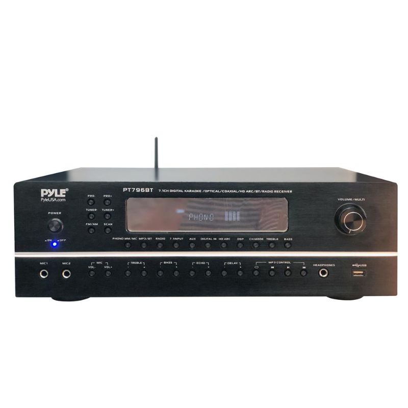 Photo 1 of ****USED**FOR PARTS ONLY***SOLD AS IS***ALL SALES ARE FINAL** Wireless BT Streaming Home Theater Receiver – 7.1-Ch Surround Sound Stereo Amplifier System with 4K Ultra HD Support, MP3/USB/AM/FM Radio (2000 Watt MAX)