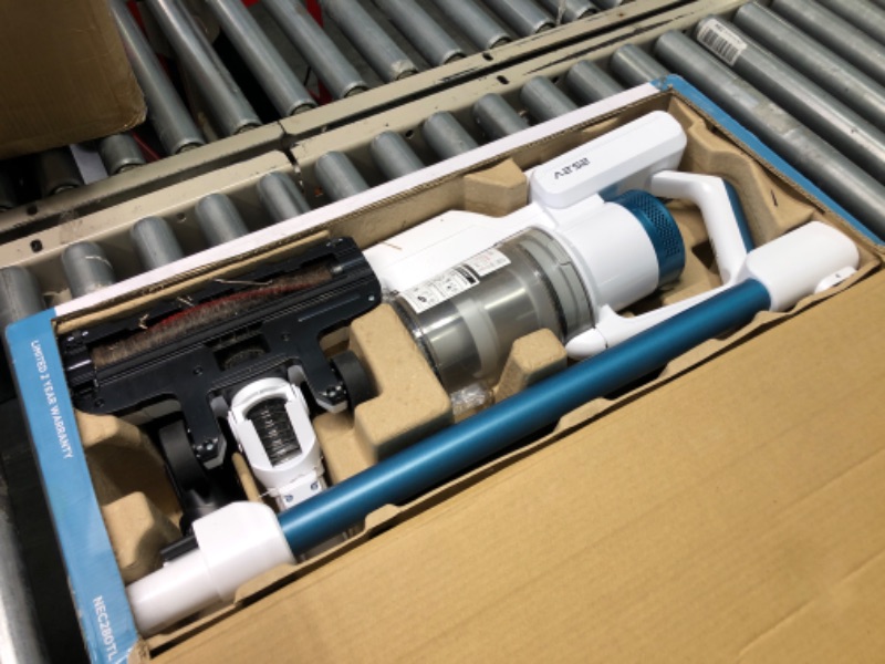 Photo 1 of ***USED*** Eureka NEC280TL RapidClean Pro Cordless Cleaner for Hard Floors, Lightweight Vacuum LED Headlights, Convenient Stick and Handheld Vac, White