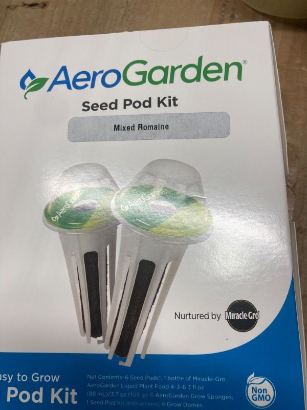 Photo 1 of AeroGarden Mixed Romaine Lettuce Seed Pod Kit (6-pod) 6-pod Mixed Romaine
