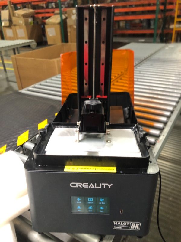 Photo 1 of Creality Resin 3D Printer Halot-Mage, 8K Resolution Outperforms 12K Print Detail 10.3" Monochrome LCD UV Photocuring Larger Resin Printer with High-Precision Integral Light Fast Print Dual Z-axis Rail Halot Mage