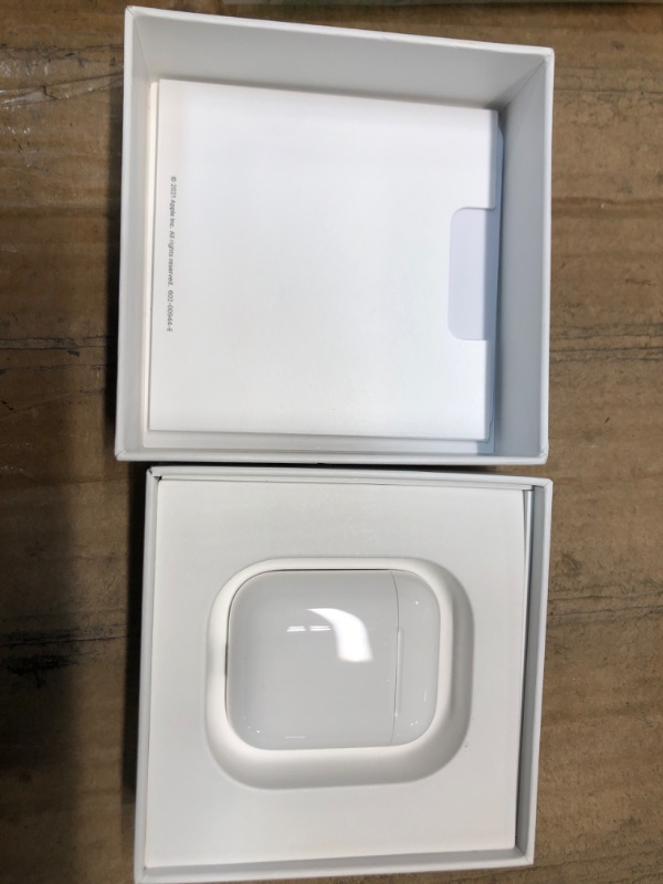 Photo 3 of Apple AirPods (2nd Generation) Wireless Ear Buds, Bluetooth Headphones with Lightning Charging Case Included, Over 24 Hours of Battery Life, Effortless Setup for iPhone Without AppleCare+