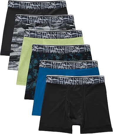 Photo 1 of ***DIFFERENT COLOR***
Hanes Womens Originals Hi-Leg Panties, Breathable Stretch Cotton Underwear, Assorted, 6-Pack Large Basic Color Mix