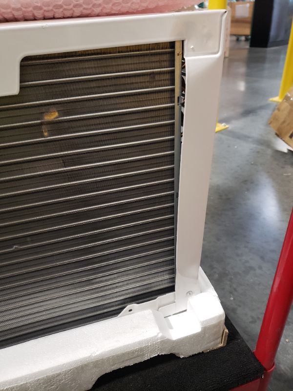 Photo 10 of **see pics - damage to vent - untested - be advised - rest of unit seems good condition***
LG 18,000 BTU Smart Window Air Conditioner, 230/208V, Cools Room up to 1000 Sq. Ft. for Bedrooms, Living Room, Apartments, with Remote, 3 Fan Speeds, 24-Hour Timer,