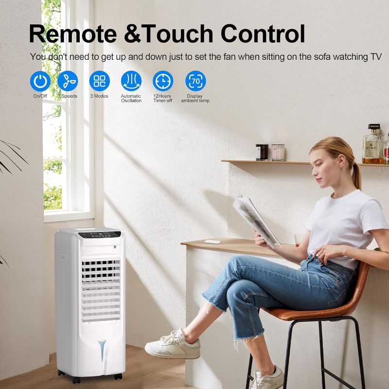 Photo 1 of 
Portable Air Conditioner Fan, 4...humidification cooling zwn-101