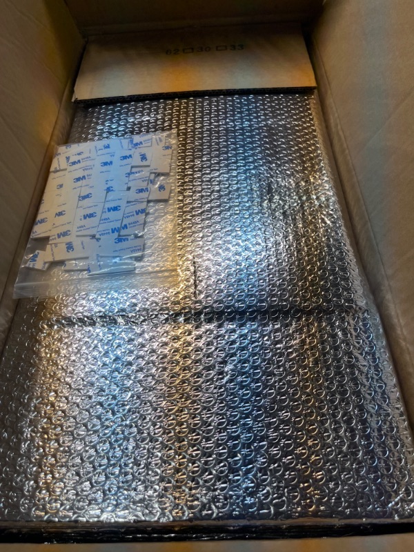 Photo 2 of 
Garage Door Insulation Set Double Bubble Insulation Panels Reflective Aluminum Radian Barrier Thermal Insulation Shield with tils (46 Pape Bar Gate Greenhouse Attics
