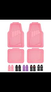 Photo 1 of 
CAR PASS 4-Piece Car Mat S. Al-Weather car Mats (Pink)
