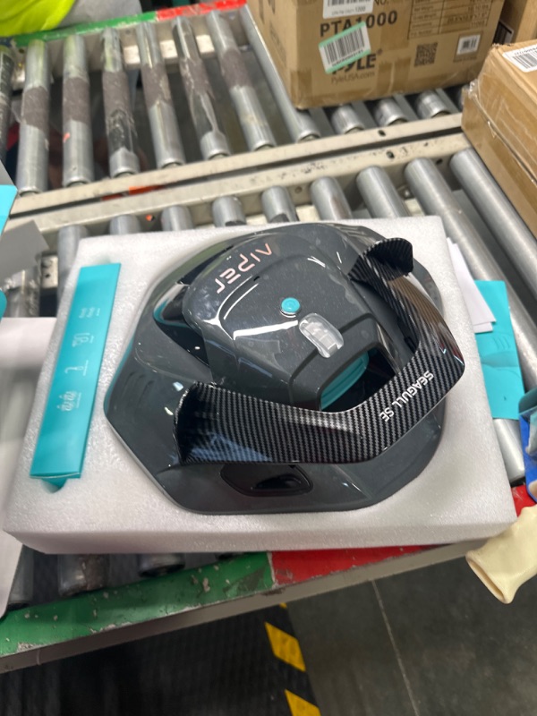 Photo 3 of **HEAVILY USED** AIPER Cordless Robotic Pool Cleaner, Pool Vacuum with Dual-Drive Motors, Self-Parking Technology, Lightweight, Perfect for Above-Ground/In-Ground Flat Pools up to 40 Feet (Lasts 90 Mins)
